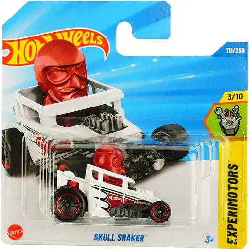 Базова машинка Hot Wheels Experimotors Skull Shaker біла (5785) JBB73-N521
