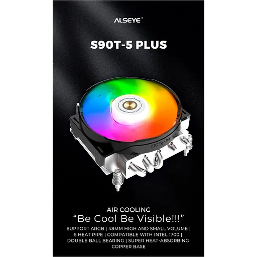 Кулер для процессора alseye S90T-5 Plus (AS.01.09.0003) - фото 8