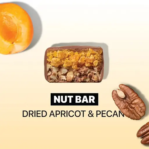 Блок батончиків Spacefood Space Bite Nut Bar, 10*40 грам - Курага -пекан - фото 2
