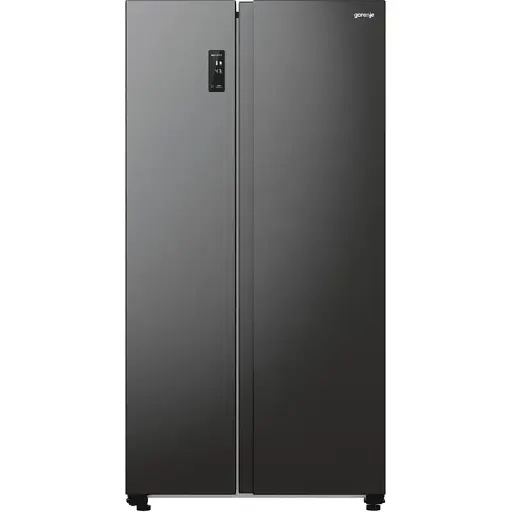 Холодильник Gorenje SBS 179х67х92 см 2 двери 356(191) л А++ NF+ внешний дисплей черный - фото 1
