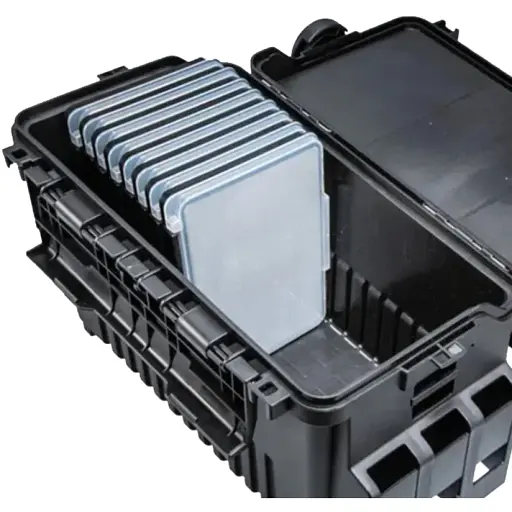 Коробка Meiho Light Game Case 3010 205x145x18mm Black - фото 7