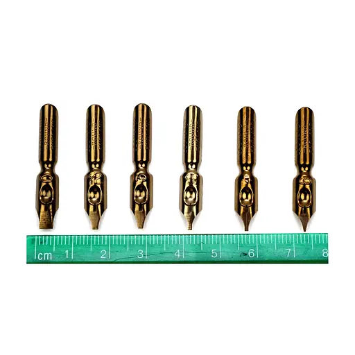 Перо Manuscript бронзове №3,5 (набір 6 шт) - фото 2