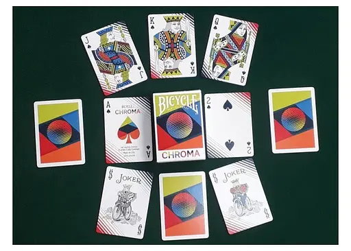 Карты игральные United States Playing Card Company Bicycle Chroma (02540) - фото 4