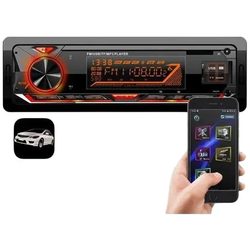 Автомобільна Bluetooth магнітола Cyclone MP-1063 мультимедійний центр універсальний - фото 1