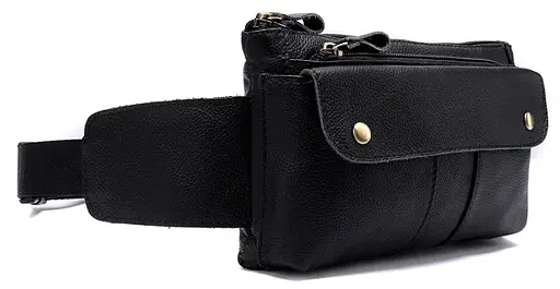 Чоловіча шкіряна сумка-бананка Vintage 23,5х14х2 см sum0012912 - фото 10