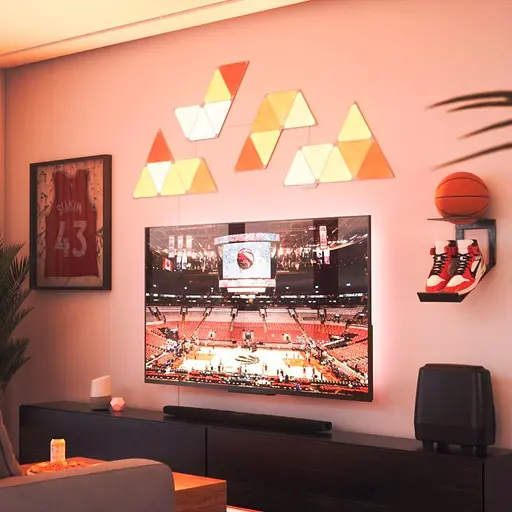 Гнучкі роз'єми для підключення додаткових світлодіодних панелей Nanoleaf Shapes Flex Linkers 3шт (NC04-0070) [87860] - фото 7