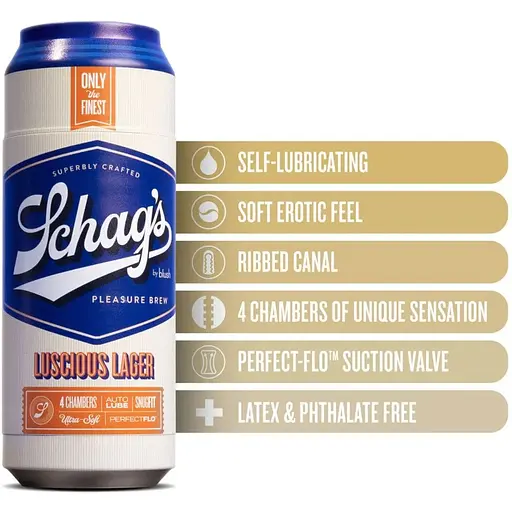Мастурбатор Blush Schag's - Luscious Lager Masturbator - Frosted - фото 3