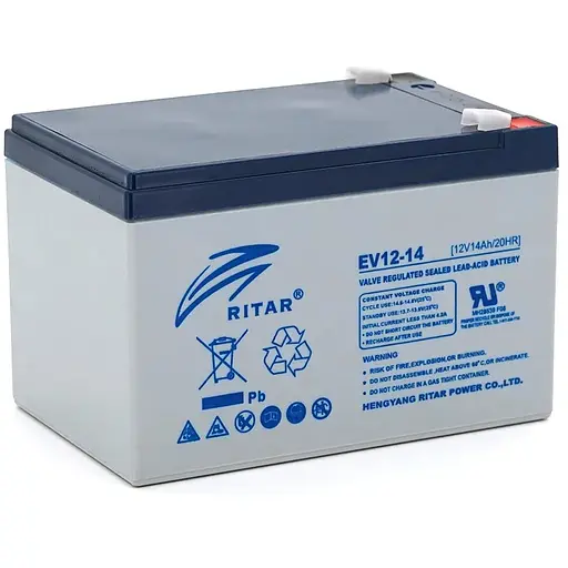 Тяговий акумулятор RITAR EV12-14,12V 14Ah, F2 (151 х 98 х 99(105)), Q4