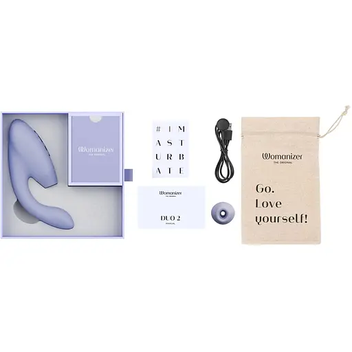 Подвійний стимулятор Womanizer Duo 2 Lilac - фото 7