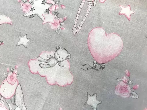 Хлопковая пеленка Moontime 100х80см "Зайчики" - фото 2