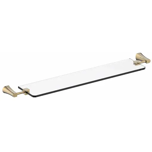 Полиця скляна Imprese Cuthna antiqua 160280, Бронза - фото 1