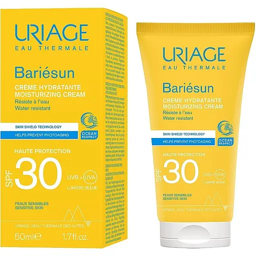 Сонцезахисний зволожуючий крем Uriage Bariesun SPF30 50 мл - фото 1