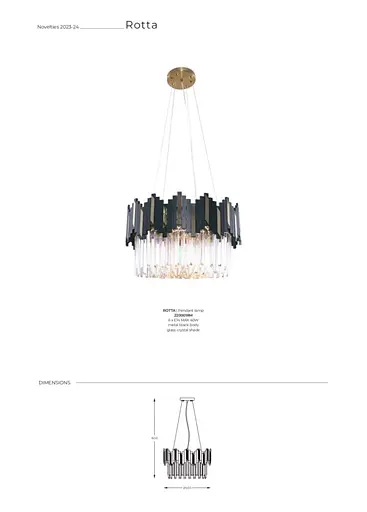 Люстра ROTTA 2200018M Zuma Line - фото 2