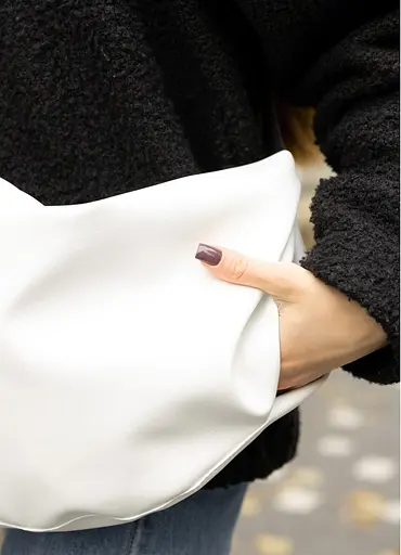 Женская сумка Sambag HOBO BAG-GLOVE Белая 25 х 58 х 4 см (53400008) - фото 8