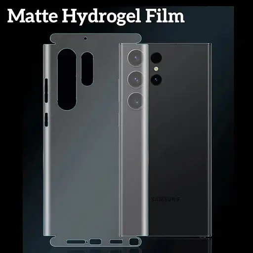 Защитная пленка DK для Samsung Galaxy S22 Ultra 5G(S908) | AG Matte Unbreakable HydroGel 360° (clear) - фото 2