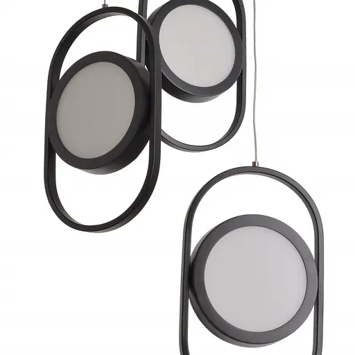 Люстра Brille подвесная лофт LED 32W NW BK (BL-886S/3) - фото 5