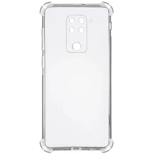 TPU чехол GETMAN Ease logo усиленные углы Full Camera для Xiaomi Redmi Note 9 / Redmi 10X Бесцветный (прозрачный)
