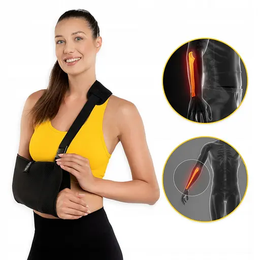 Фіксатор (бандаж) для руки підтримуючий 4FIZJO універсальний 1 шт 4FJ0484 (P-5907739317513) - фото 7