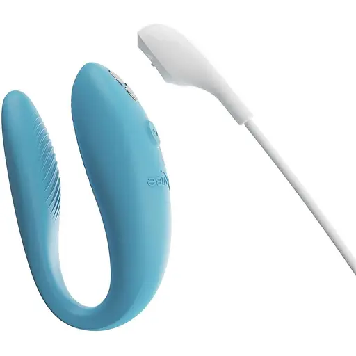 Смарт-вібратор для пар We-Vibe Sync GO Turquoise - фото 7