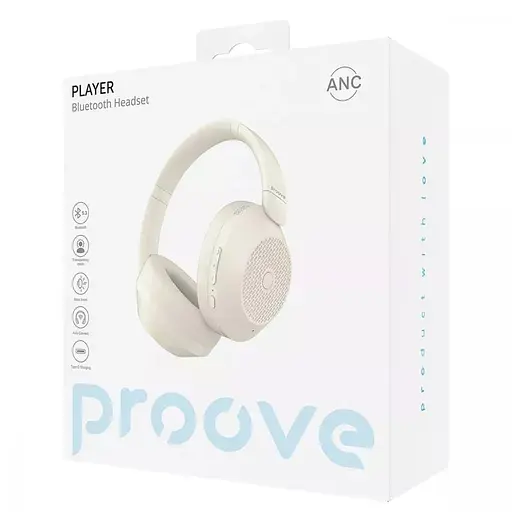 Наушники Proove Player with ANC beige (HPPY00010007) - фото 3