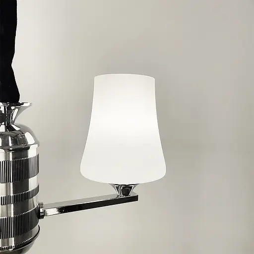 Элегантная подвесная люстра на 3 белых плафона Ст. 9993/3 | Line F - фото 4