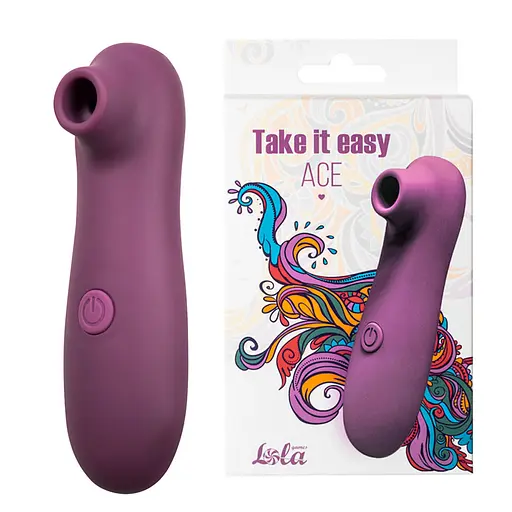 Вакуумний стимулятор клітора Lola Games Take It Easy (фіолетовий) - фото 6