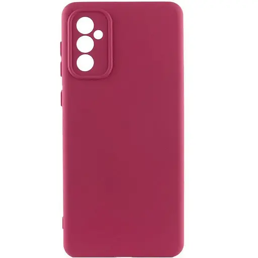 Чохол TPU GETMAN Liquid Silk Full Camera для Samsung Galaxy A56 5G Бордовий / Marsala