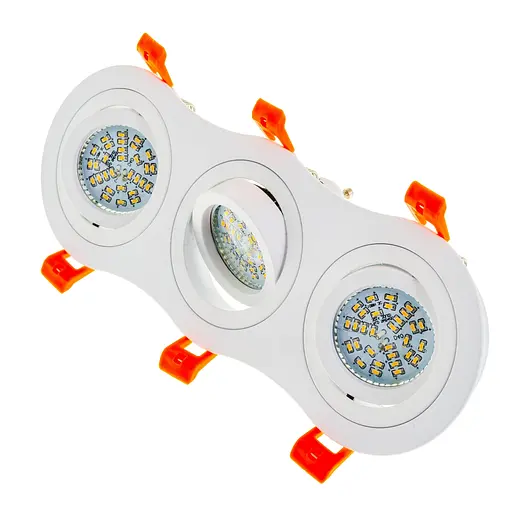 Светильник врезной поворотный Brille HDL-DT 108/3 MR16 WH 36-248 - фото 6