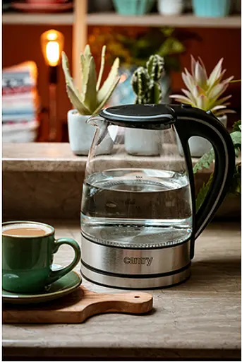 Чайник стеклянный 1,7 л Camry CR 1239 - фото 8