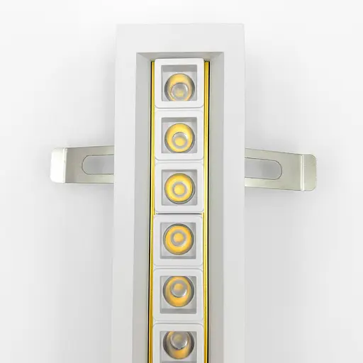 Вбудований світильник Skarlat RSL74167 12×2W WH+GD 4000K - фото 5