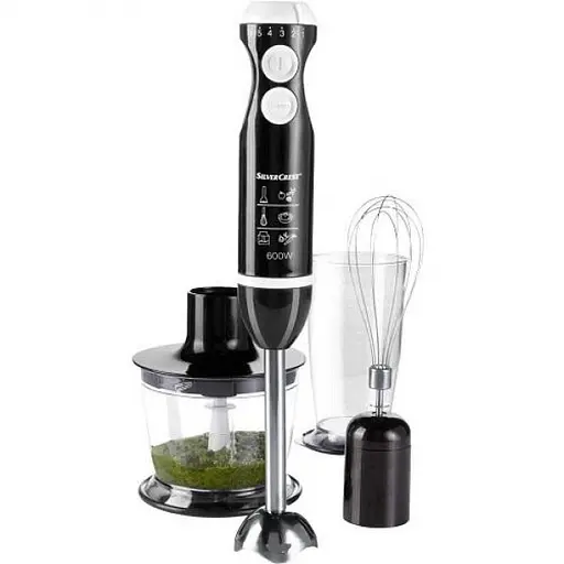 Блендер погружной 3 в 1 SILVER CREST 600W (блендер, миксер, чопер) - фото 1