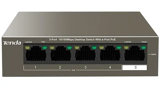 Коммутатор Tenda TEF1105P-4-38W (TEF1105P-4-38W) - фото 1