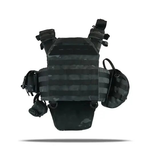 Плитоноска Kiborg GU gen.2 + 8 подсумок Black Multicam (1000-k77001) - фото 5