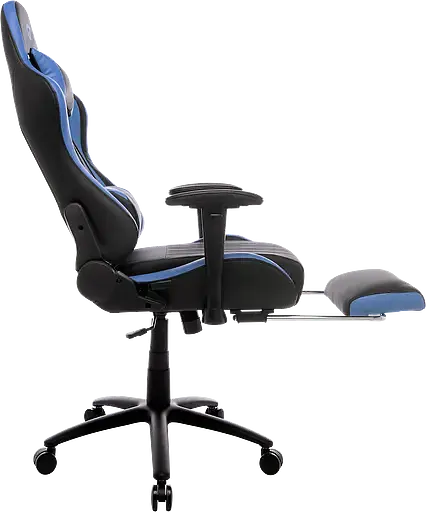 Геймерское кресло GT Racer черное с синим (X-2534-F Black/Blue) - фото 5
