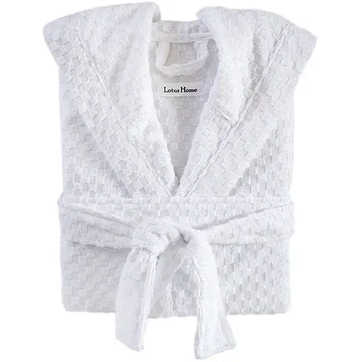 Халат Lotus Home Larna білий S/M (svt-2000022345958)