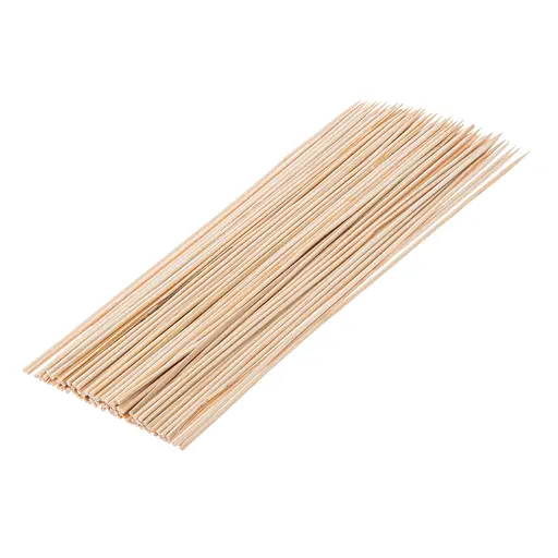 Шпажки бамбукові палички для шашлику канапе 20 см (довжина 200 мм) 100шт/уп., Kitchen Master Бежевий 85606 - фото 8