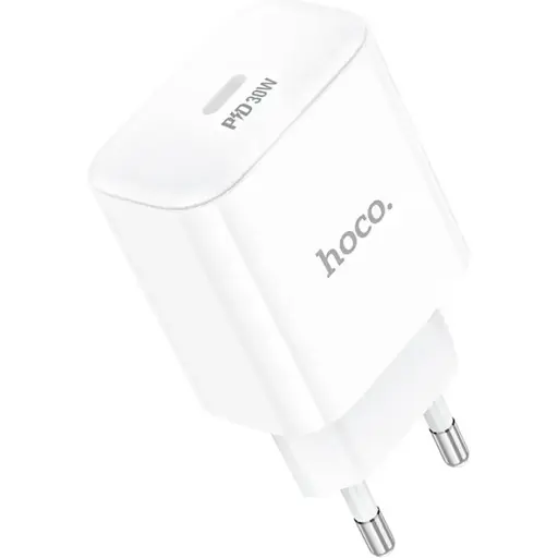 Сетевое зарядное устройство Hoco C76A Pro белый 30W PD3.0 белый - фото 1