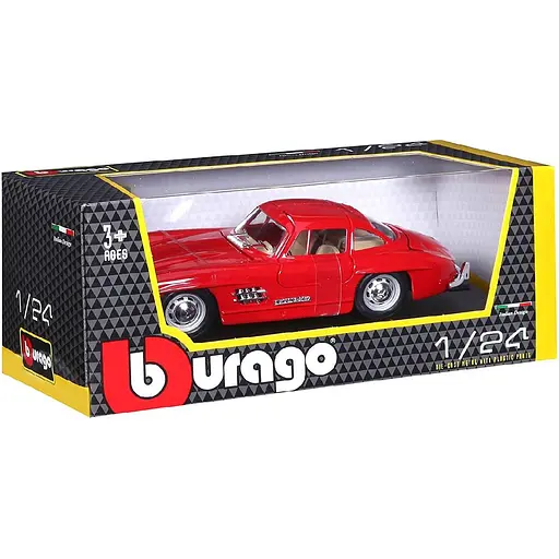 Автомодель Bburago Mercedes-Benz 300 SL 1954 1:24 Red (18-22023) [119097] - фото 4