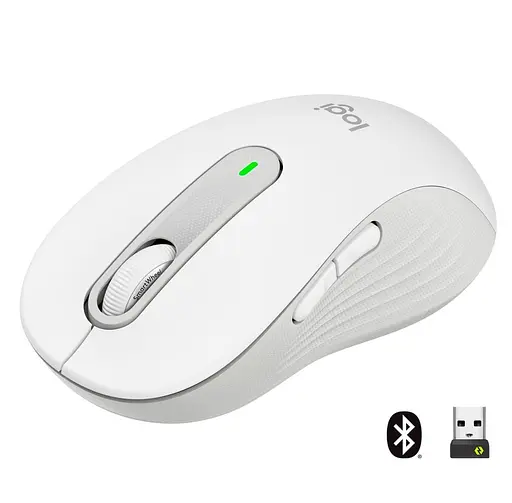 Беспроводная мышь Logitech Signature M650 L USB Off-White (910-006238) - фото 1