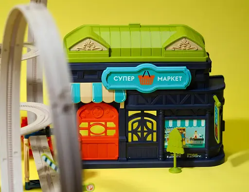 Игровой набор Otamanko Храбрый Паровозик трюковая железная дорога 175 деталей - фото 8