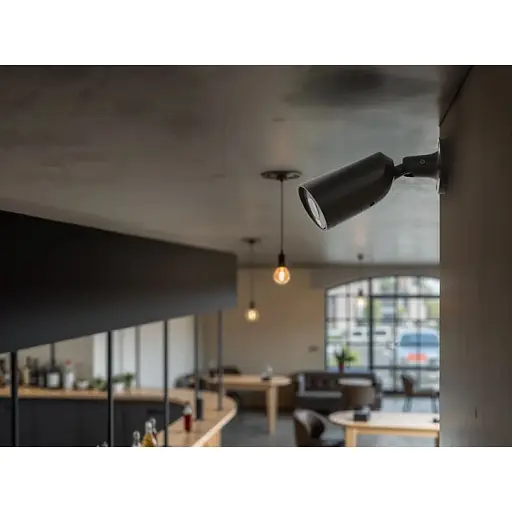 IP-камера Ajax дротова BulletCam HL Black, 5мп, 2.8мм, гібридне підсвічування IR 35м, білий Led 50м, Poe, True WDR, IP 65, аудіо, кут огляду 100° до 110°, вулична, чорна - фото 3