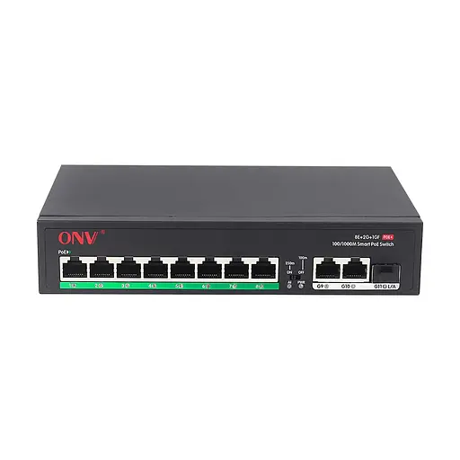 PoE-коммутатор неуправляемый 11-портовый ONV-H1108PFD с 8 портами PoE (73-00061) - фото 2