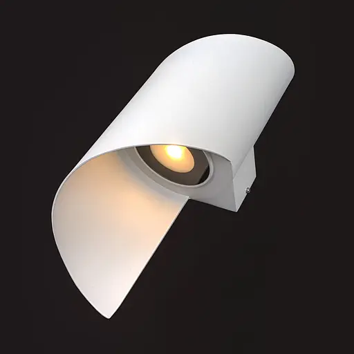 Подсветка Brille фасадная с изгибом LED 6W WW IP54 WH (AL-617) - фото 6