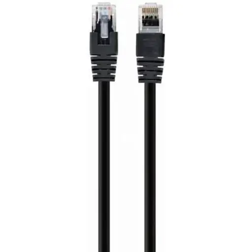 Патч-корд 5 м, UTP, чорний, Cablexpert, Cat.6, CCA, PVC (PP6U-5M/BK)