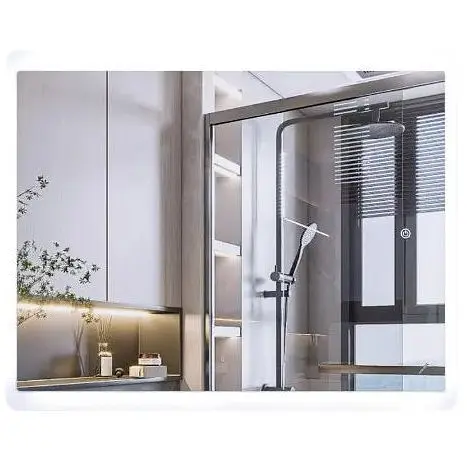 Дзеркало Mixxus Premium OLIVARY MR19-100x80-REVERSE (LED Touch, Anti-fog (3-6,5kK)) (MP6629) - фото 1