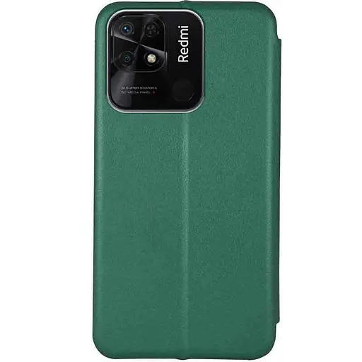 Шкіряний чохол-книжка Classy для Xiaomi Redmi 10C Зелений - фото 2