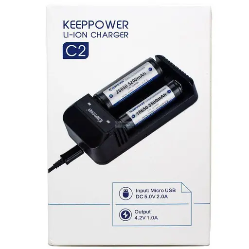 Зарядное устройство KeepPower C2 на 2 слота - фото 5