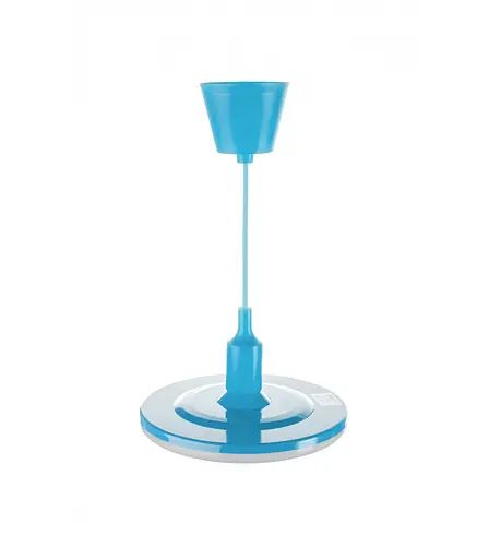 Люстра светодиодная на кухню LED 24W 4200K R-220 мм синяя UFO RADUGA LUMANO - фото 1