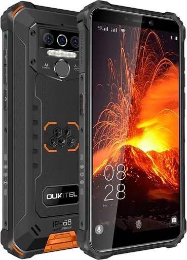 Захищений смартфон Oukitel WP5 Pro 4/64 GB АКБ 8000 мАг Black-Orange - фото 2