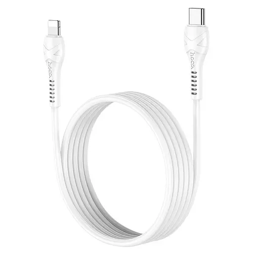 Кабель Hoco X55 Trendy PD charging data cable for Lightning Білий - фото 2